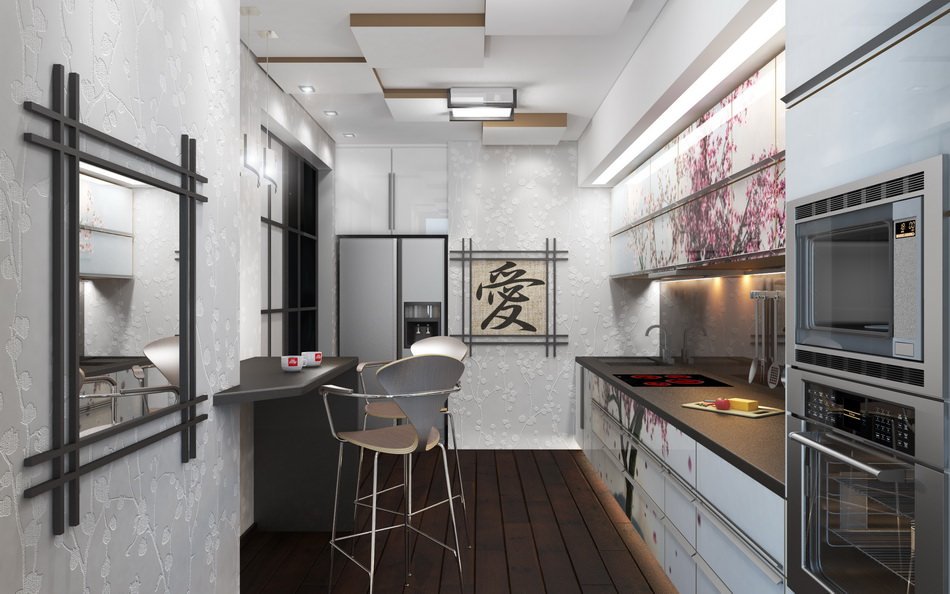 Кухня в японском стиле (25 фото): примеры интерьеров, правила дизайна, фотогалерея идей