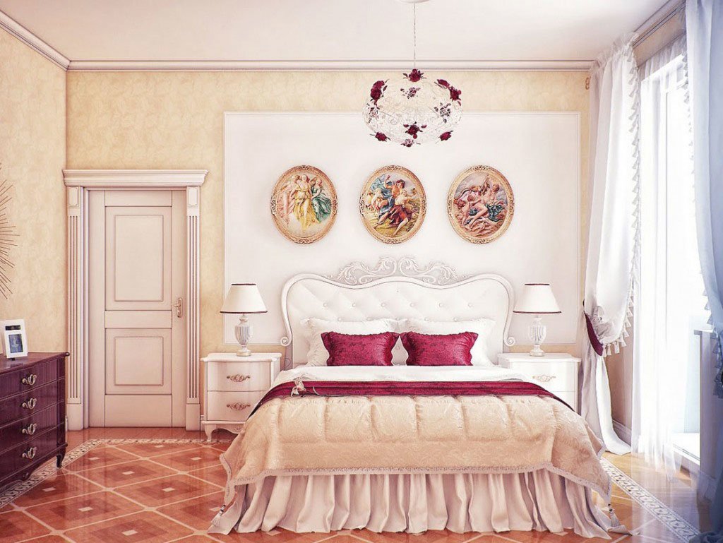 картины для классической спальни