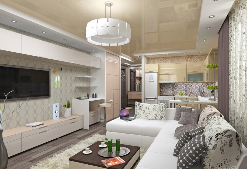 Дизайн-проекты для однокомнатных квартир площадью 24 кв.м.