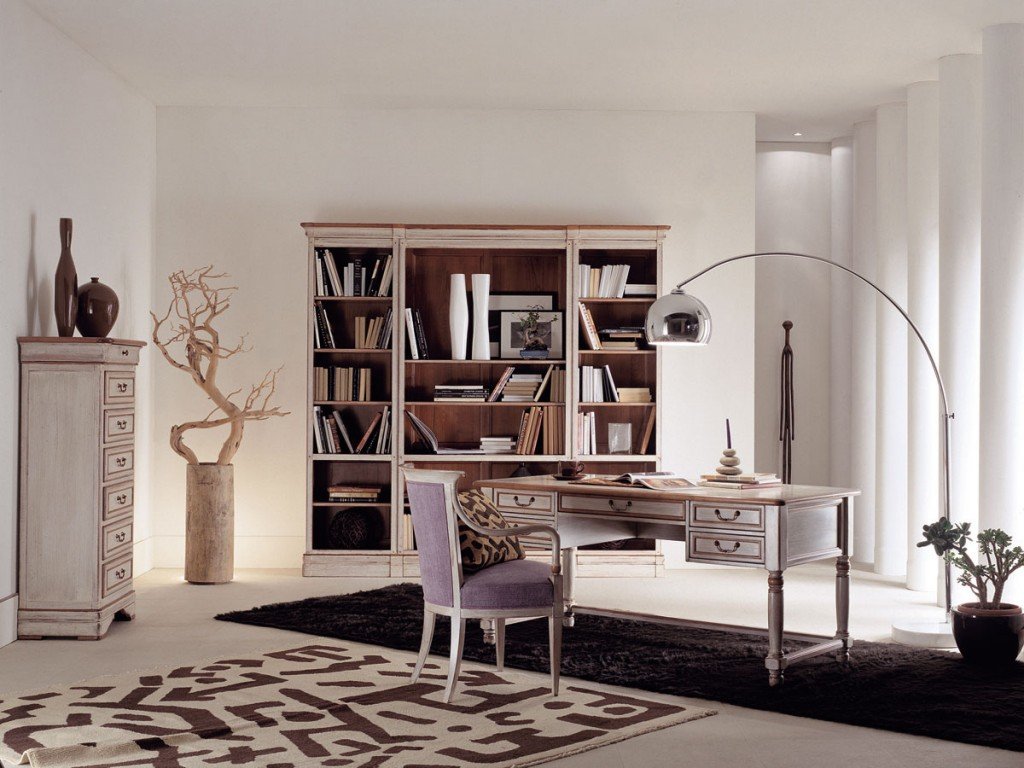 Домашний кабинет: мебель, освещение, текстиль и варианты дизайна для разных стилей интерьера