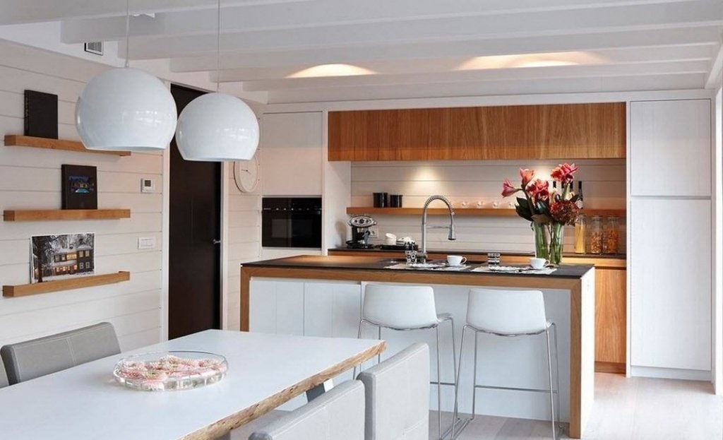 Кухня-гостиная 15 кв. м: фото интерьера и планировки, секреты удачного дизайна