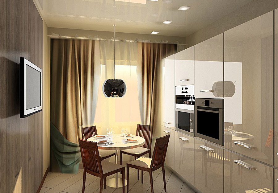 Кухня 7 кв метров: идеи для кухни, планировка с холодильником, цвета, стили, освещение, мебель