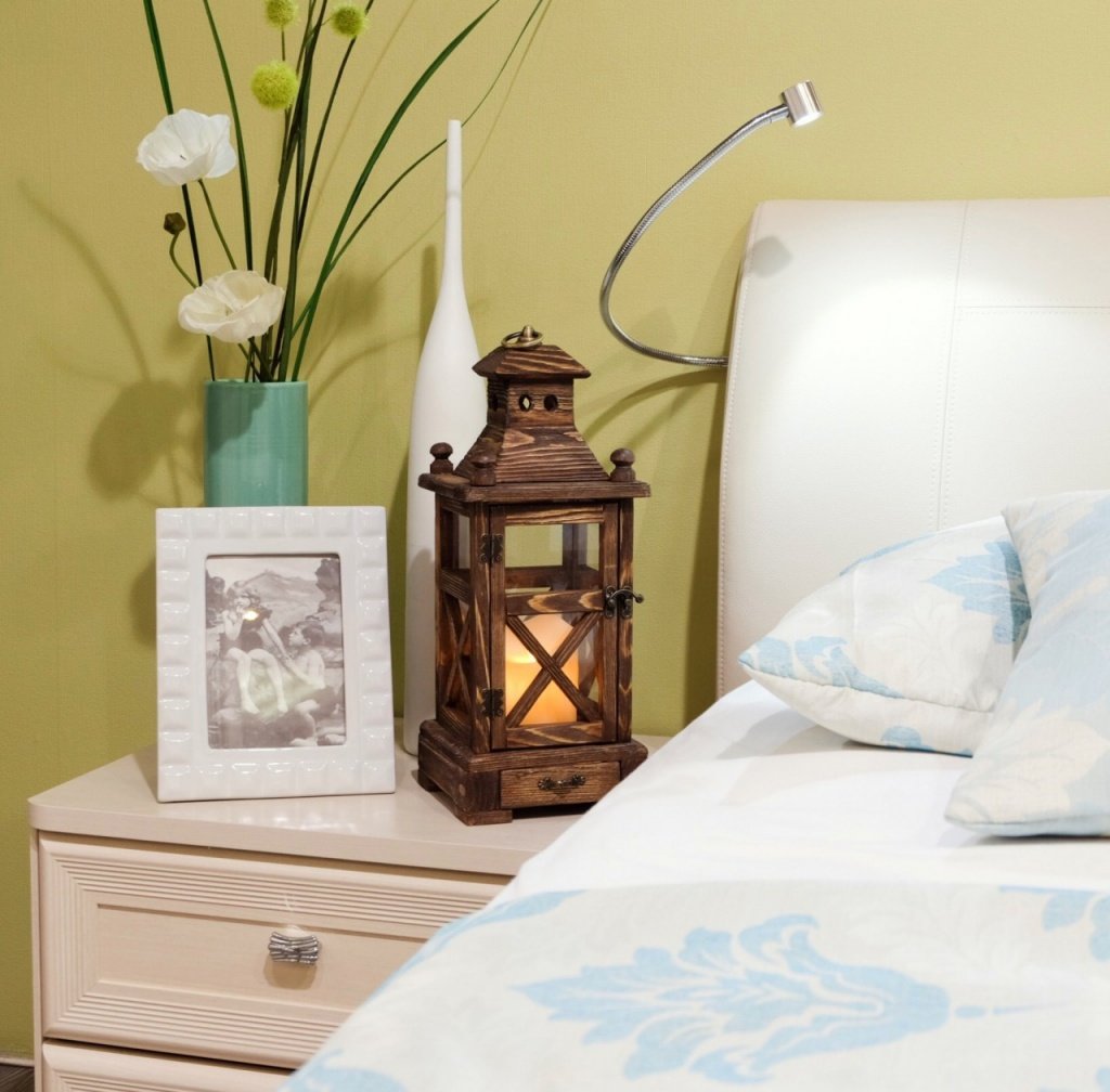лампа в стиле прованс для спальни