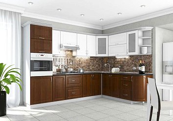 Угловая кухня "Квадрис 2800 х 1800" Garant – купить недорого в GoldenPlaza