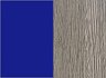 Колір фасаду: Синій / Колір корпусу: Венге Аруша Світло-сіра
