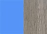Колір фасаду: Блакитний / Колір корпусу: Венге Аруша Світло-сіра