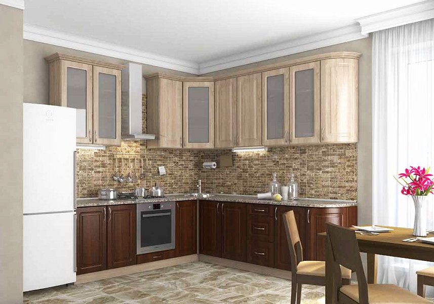 Угловая кухня "Квадрис 2800 х 1800" Garant – купить недорого в GoldenPlaza