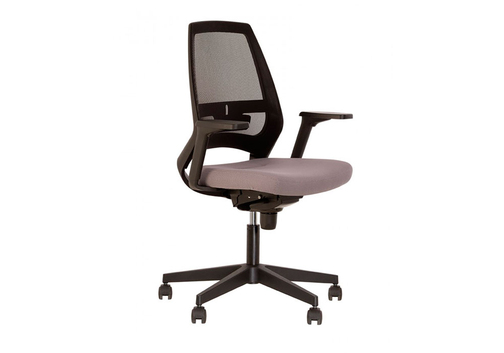 Кресло 4U R 3D Net черный Новый стиль, Высота 102см, Ширина сиденья 49см