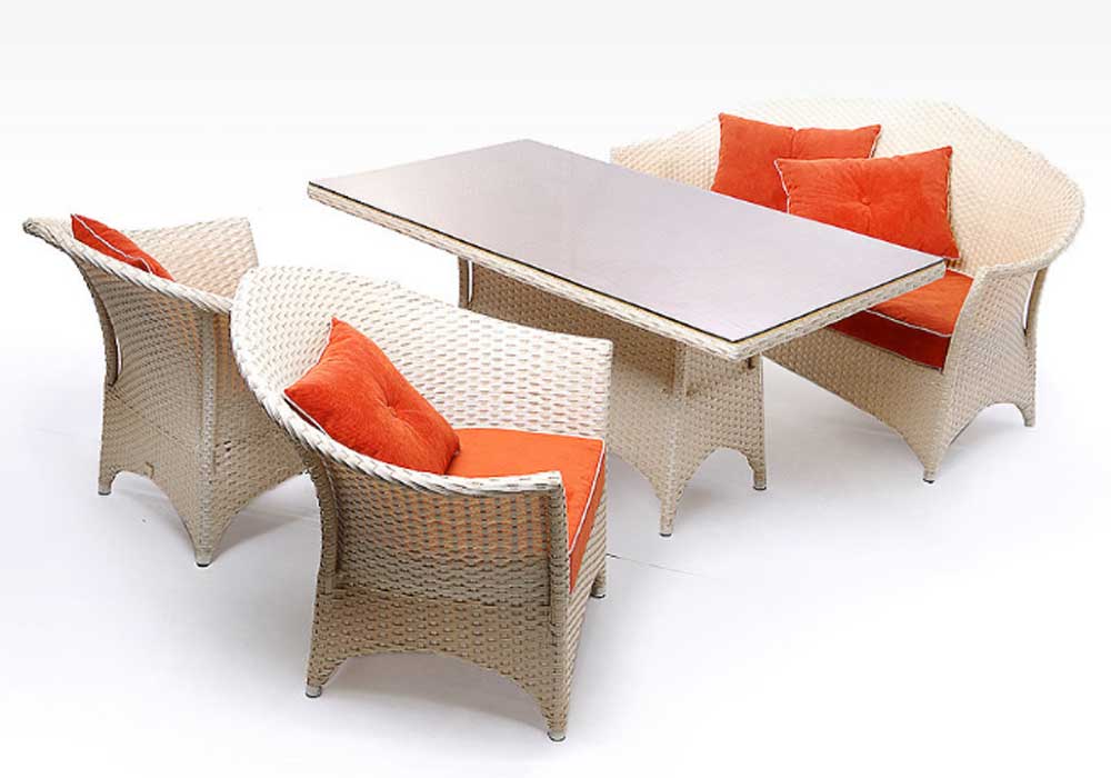  Недорого Плетеная мебель из ротанга Кресло лаунж "Марокко" Pradex