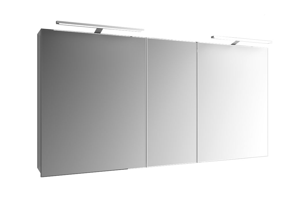 Зеркальный шкаф для ванной Therese-5 1200 Marsan, Глубина 15см, Высота 65см