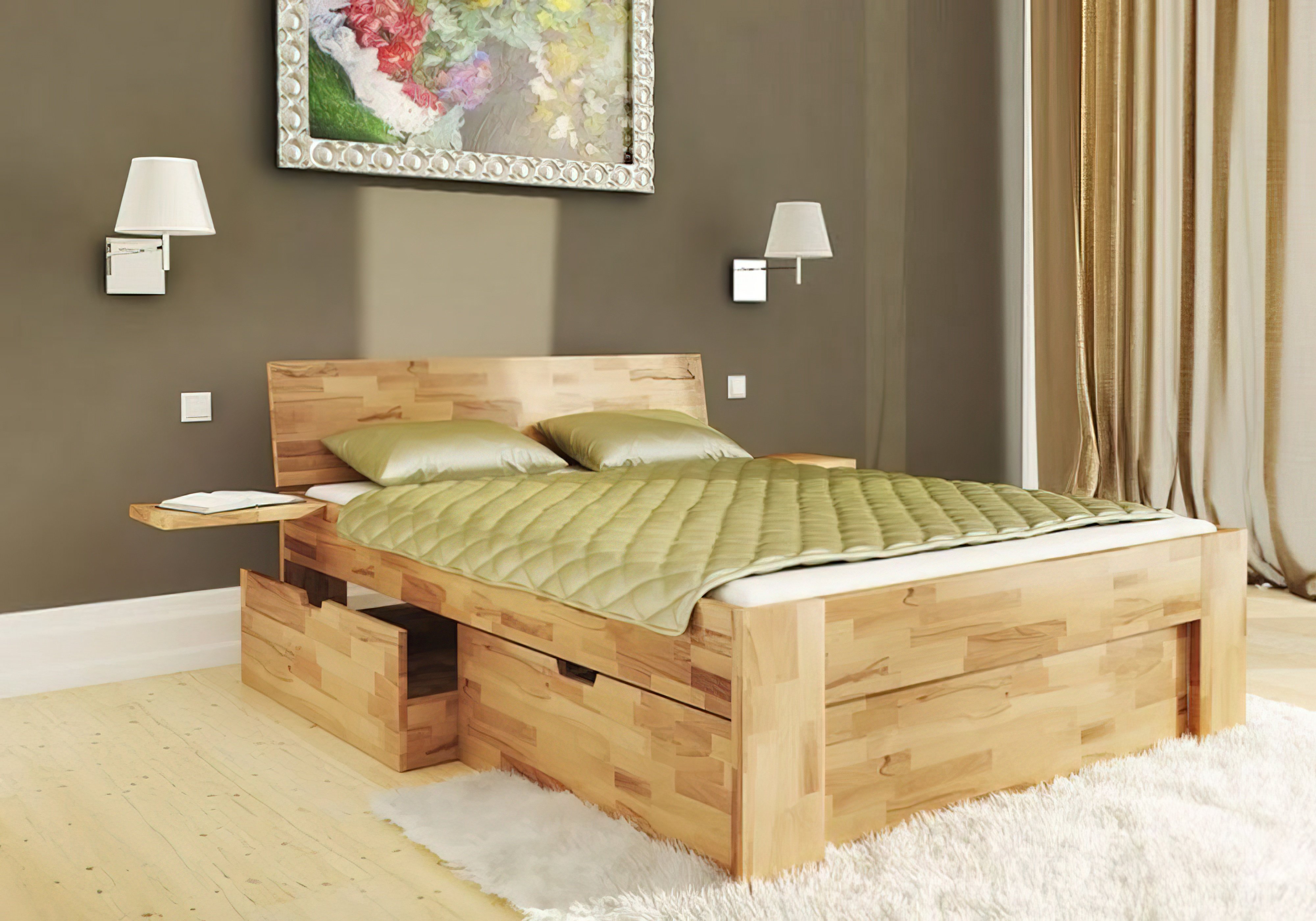  Купить Деревянные кровати Кровать "b111" Mobler