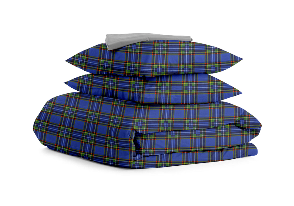 Комплект постельного белья полуторный "Scottish Blue Grey" Cosas
