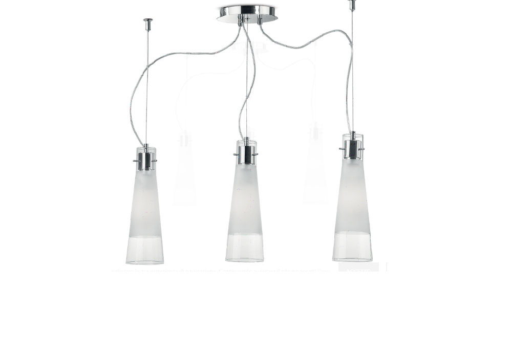 Люстра KUKY SP3 TRASPARENTE 033952 Ideal Lux, Тип Подвесная, Источник света Лампа накаливания