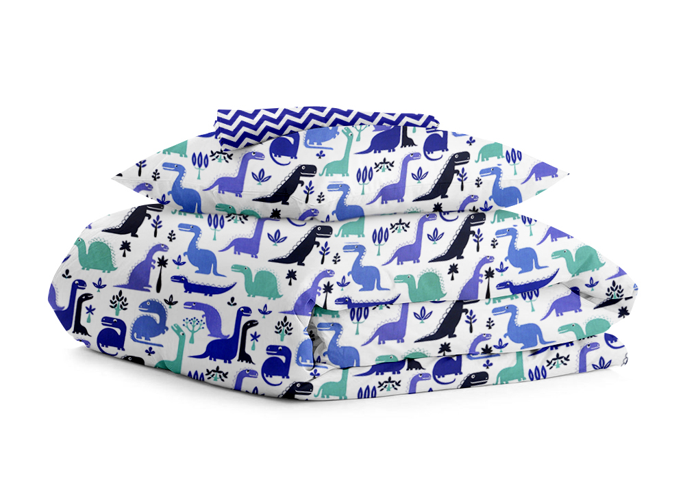 Комплект детского постельного белья Dino Blue Cosas, Количество спальных мест Односпальный