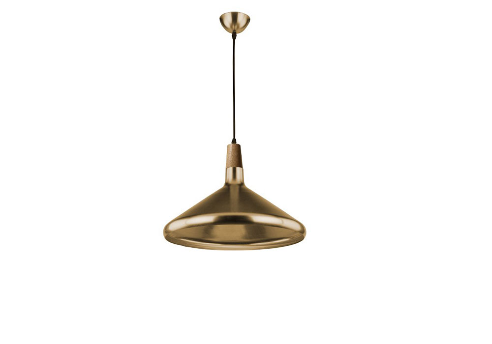 Люстра Ida L Anodised gold 42932-1D Azzardo, Тип Подвесная, Источник света Лампа накаливания
