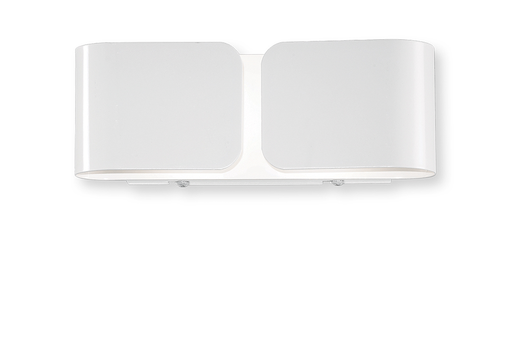 Светильник CLIP AP2 MINI Ideal Lux, Форма Прямоугольный, Цвет Белый