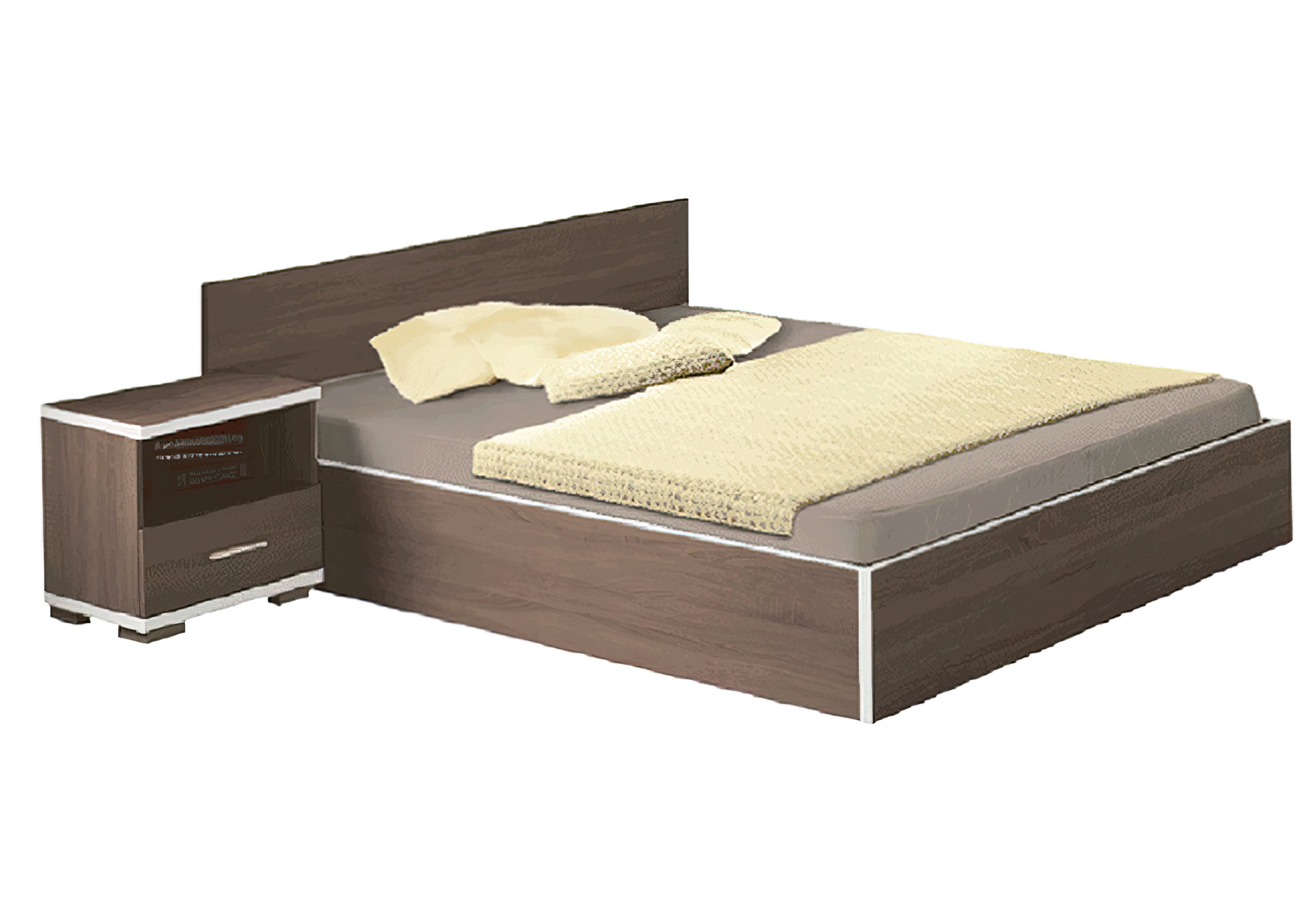 Двуспальная кровать Нео Скай, Ширина 173см, Глубина 206см