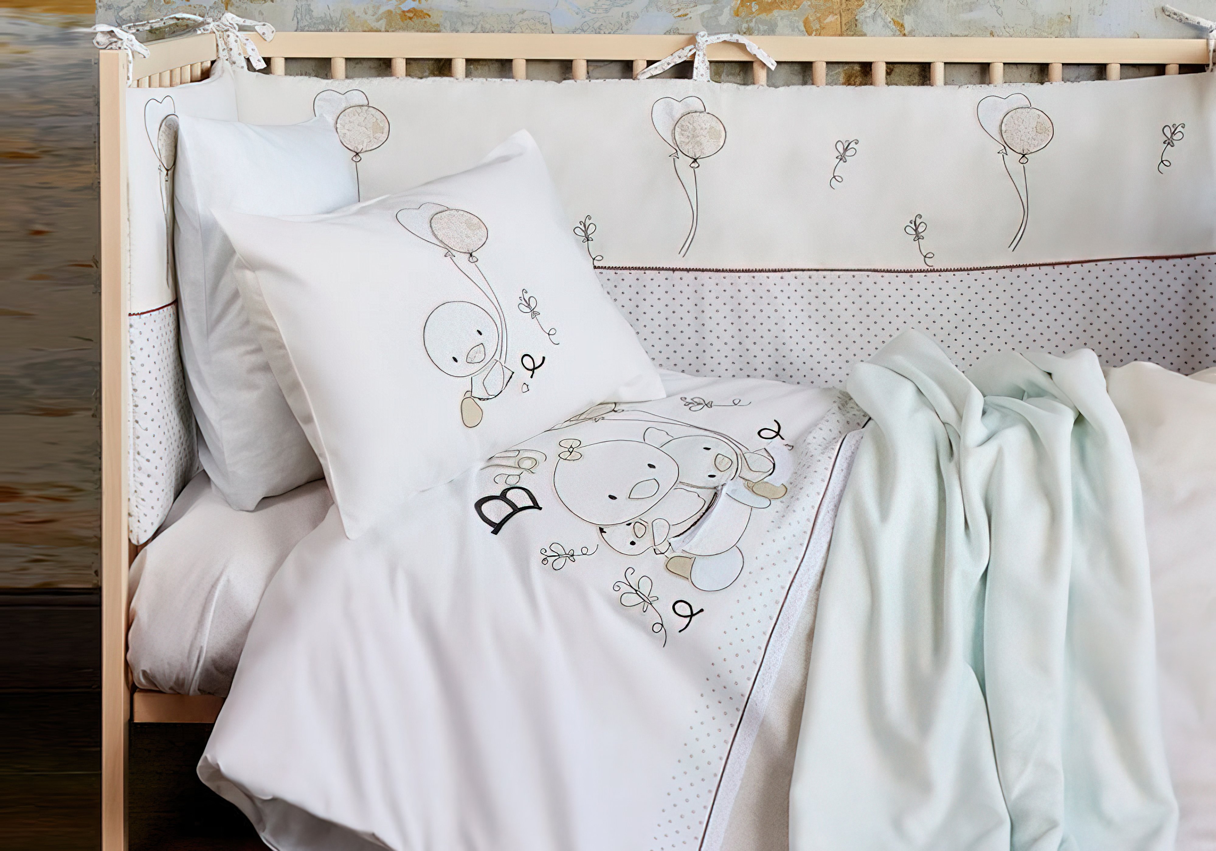 Комплект детского постельного белья Baby Ducks Karaca Home, Количество спальных мест Полуторный