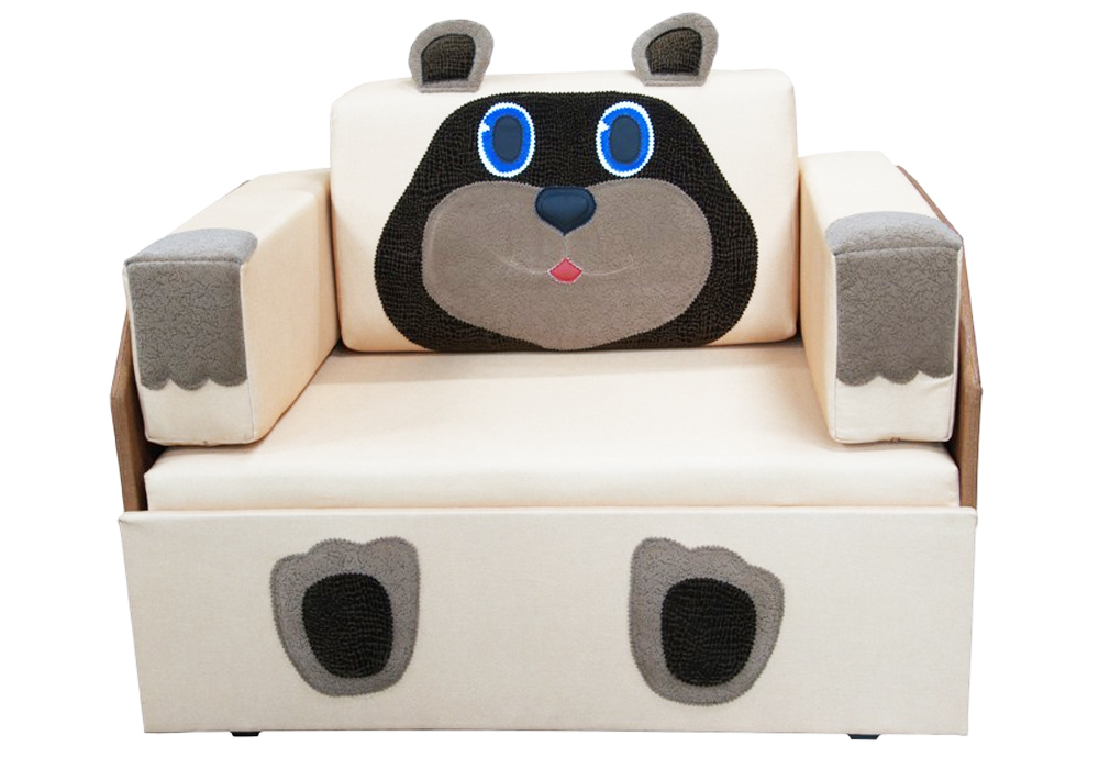 Детский диван "Кубик боковой Мишка" Ribeka