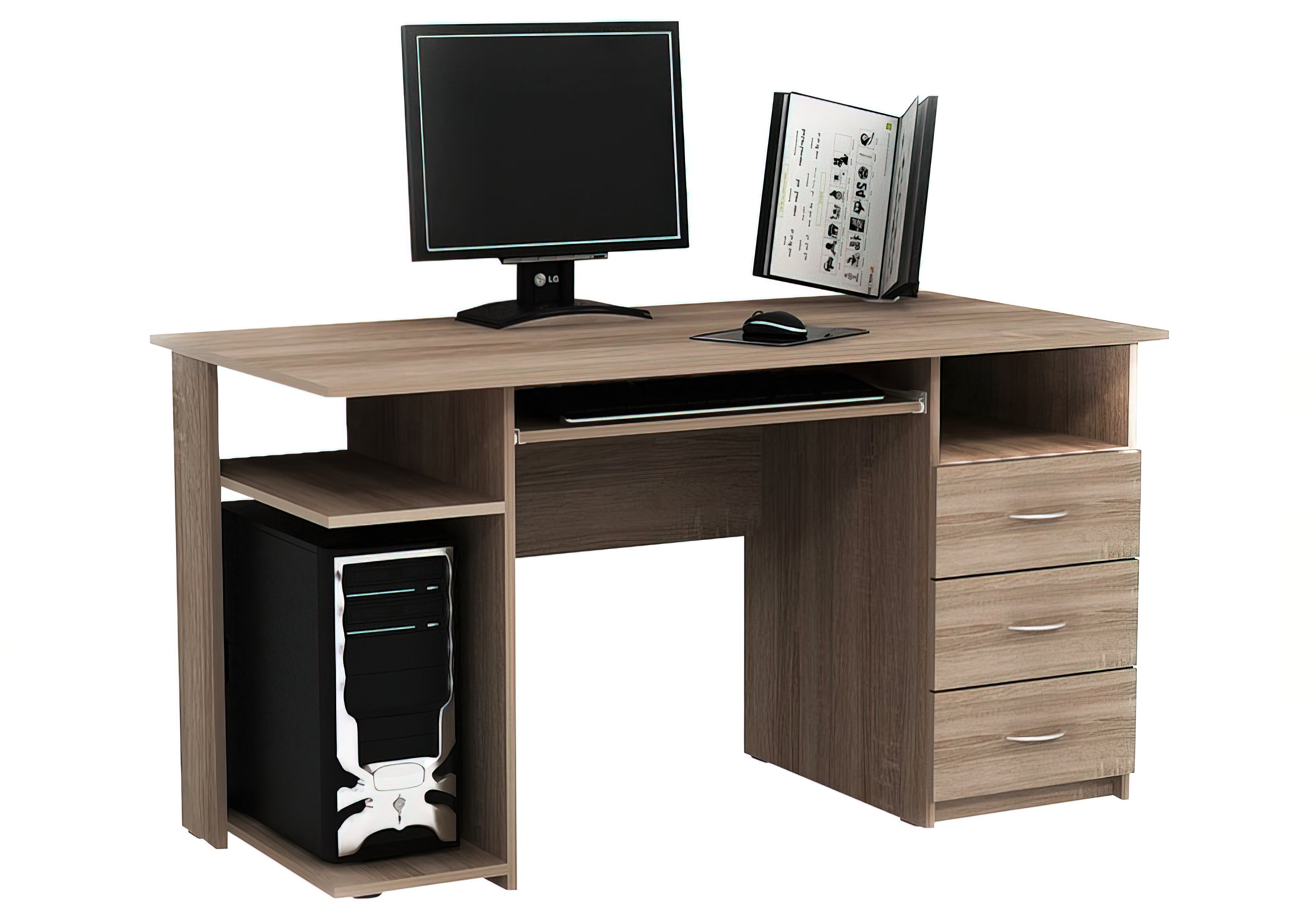 Компьютерный стол С511 Матролюкс, Тип Письменный, Ширина 136см