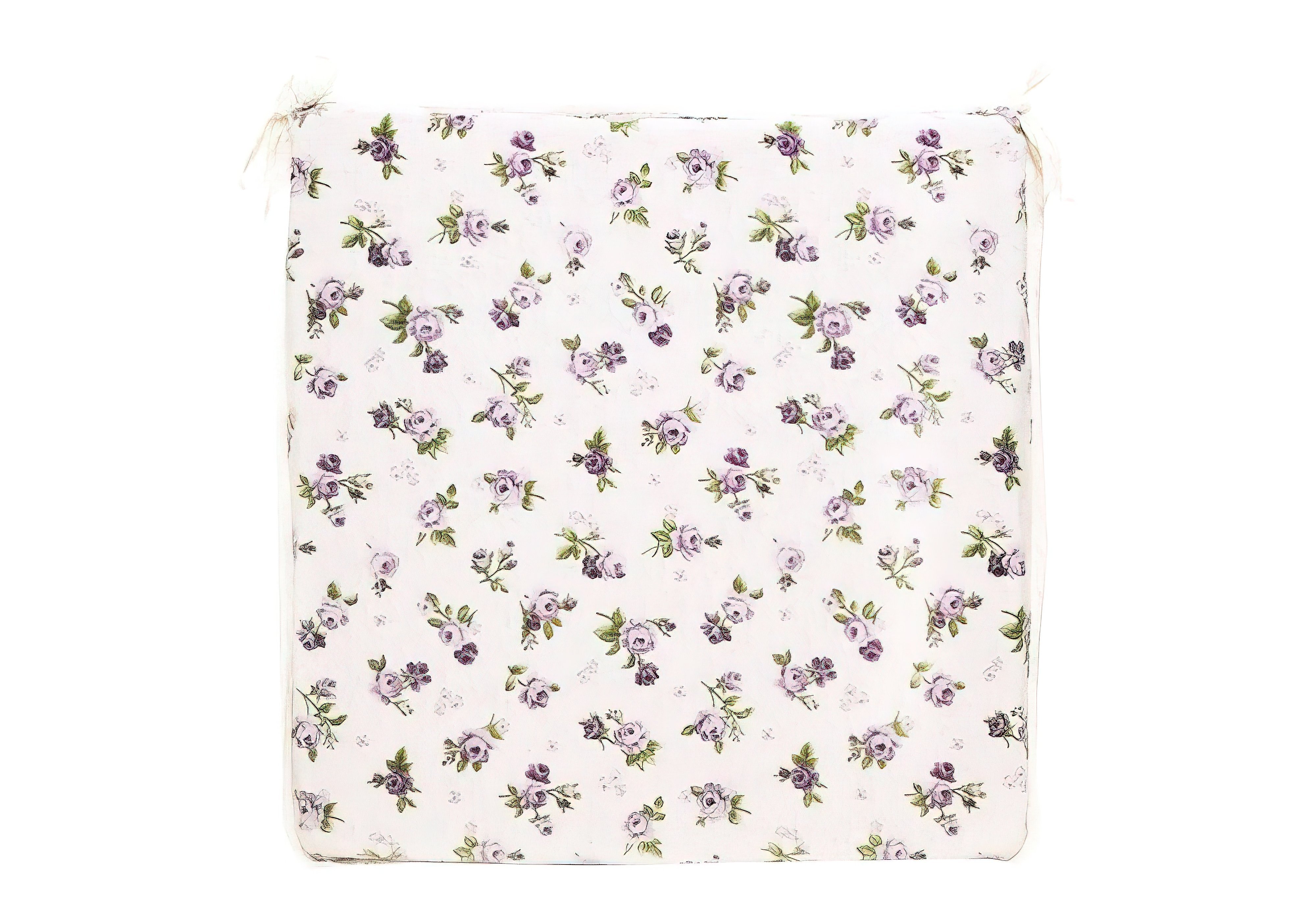 Декоративная подушка на стул "Lilac Rose" Прованс
