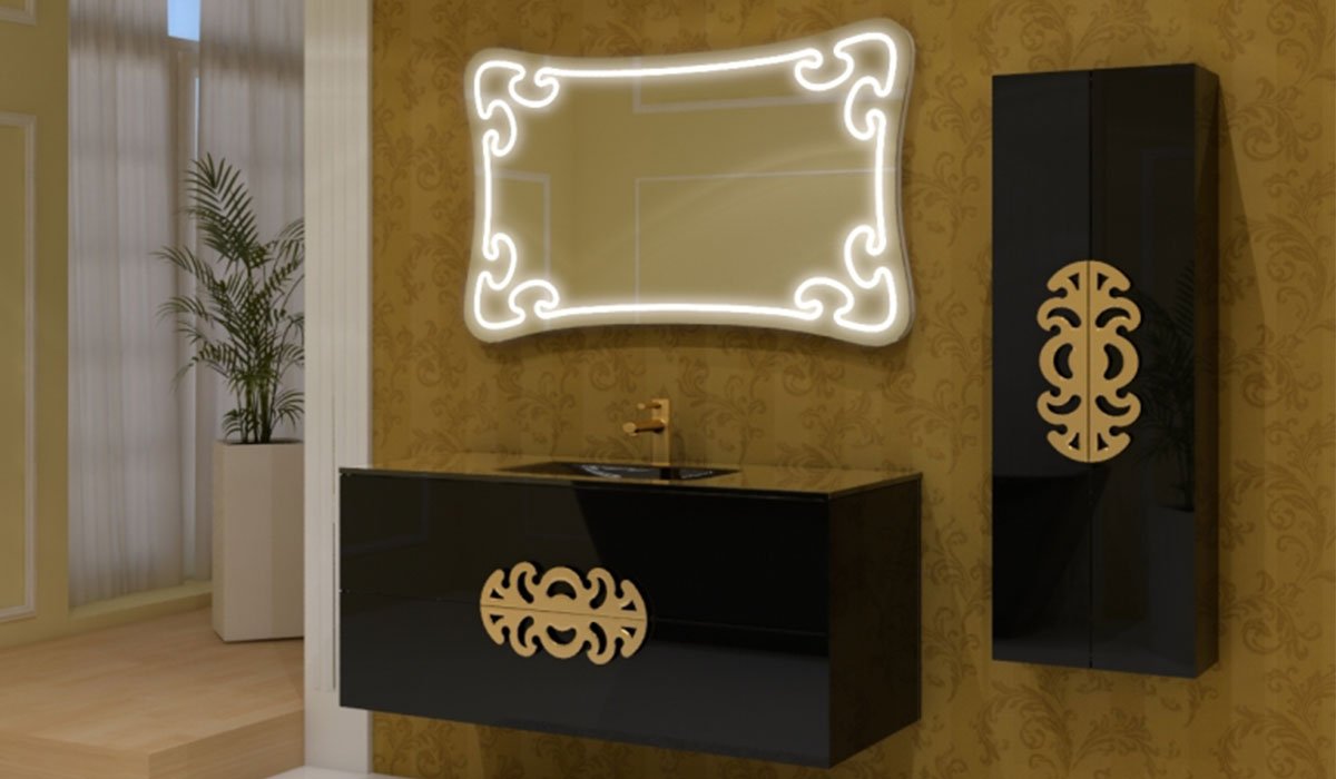  Купить Мебель для ванной комнаты Зеркало для ванной "Malvine LED 87x73" Marsan