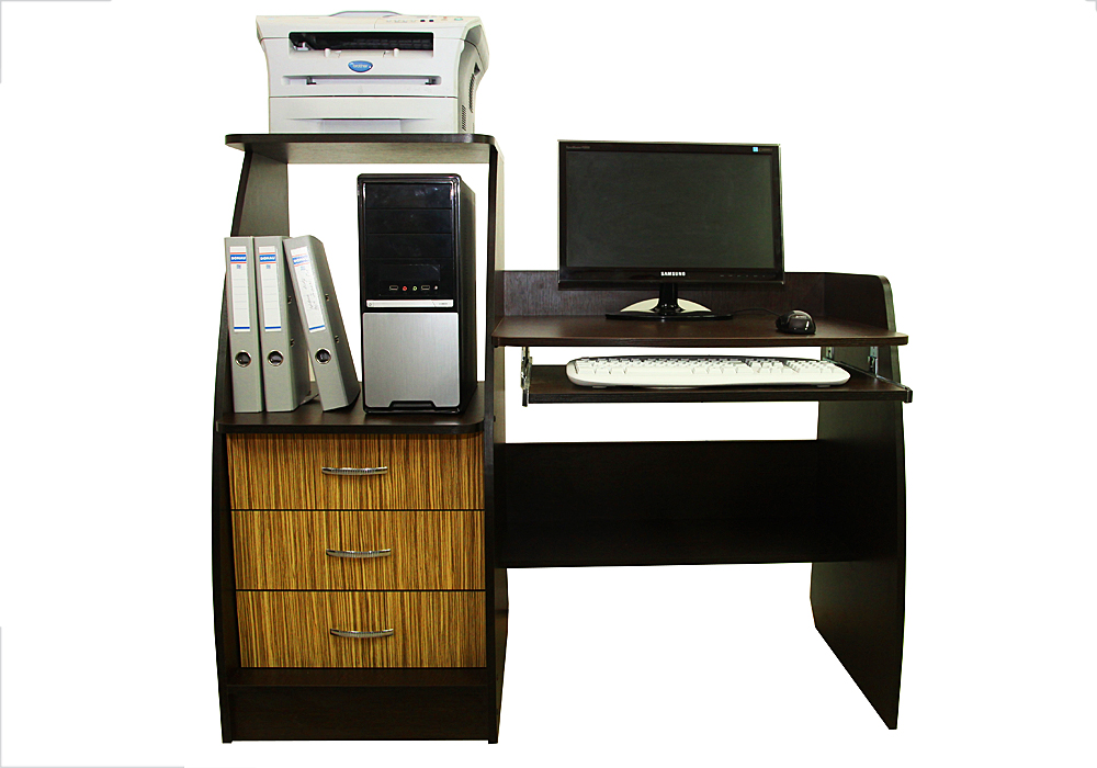 Компьютерный стол Клото Ника-Мебель, Тип Прямой, Ширина 125см
