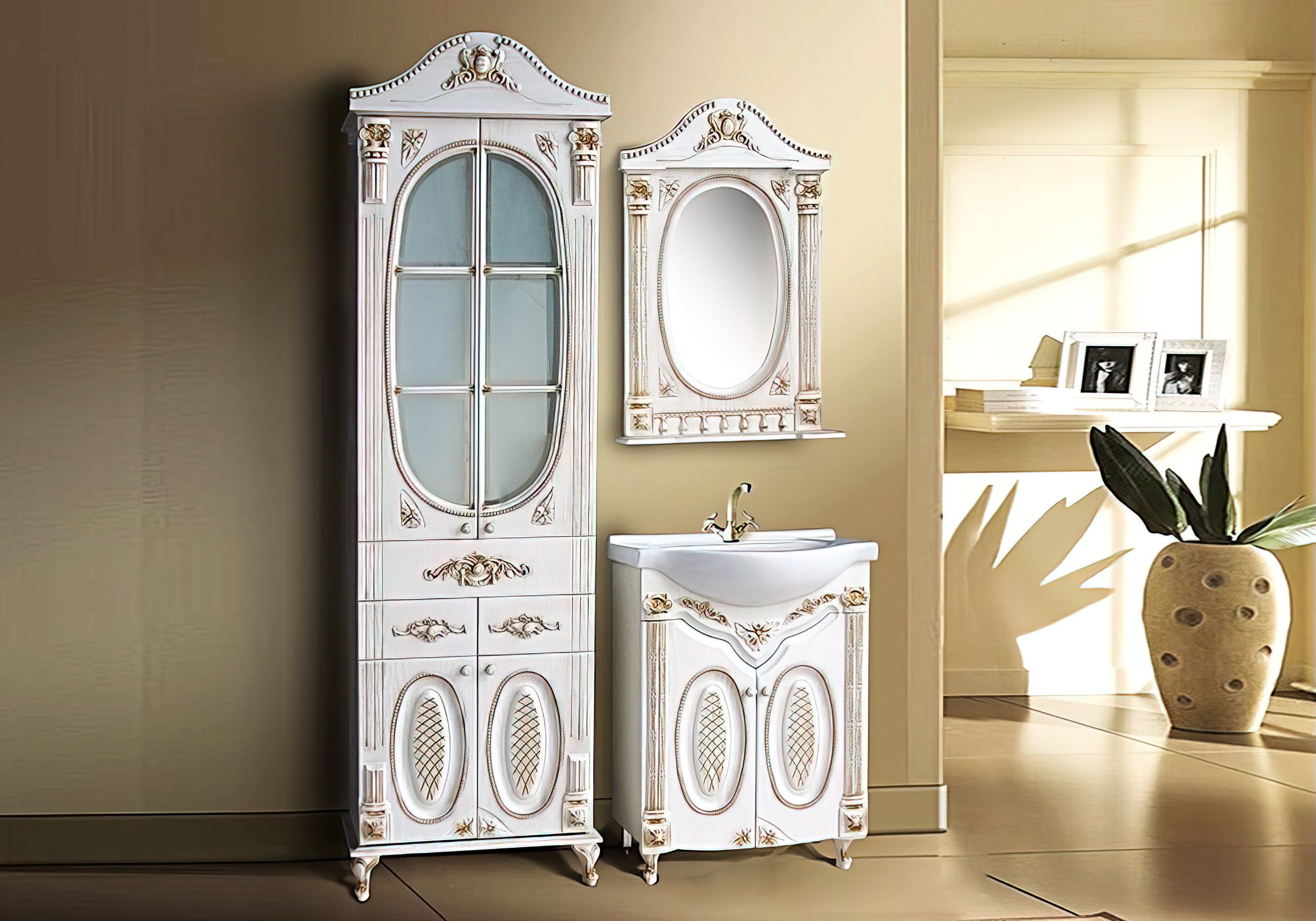 Комплект мебели для ванной "Наполеон" Ольвия