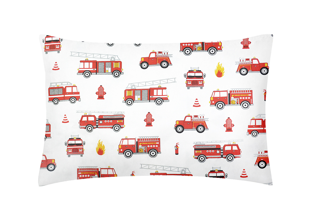 Наволочка детская Fire Cars Cosas, Цвет Красный, Материал Хлопок