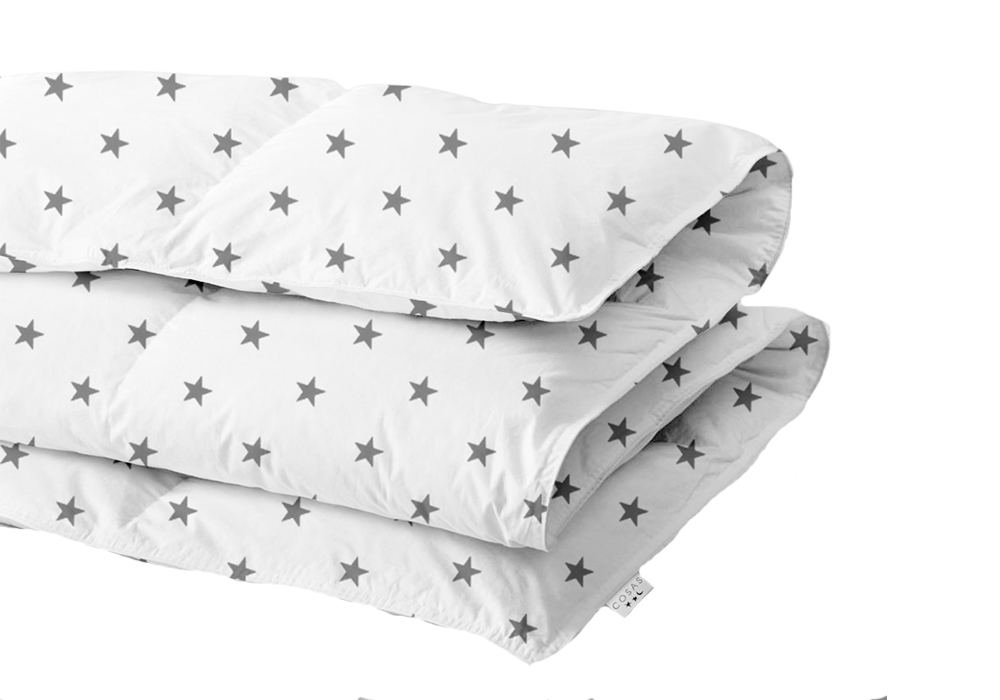 Одеяло Quilt 110 Wool Star Grey Cosas, Количество спальных мест Односпальное