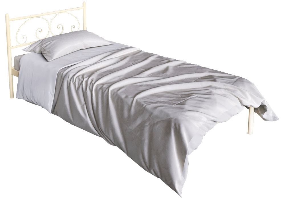 Металлическая кровать Иберис мини Tenero, Ширина 87см, Глубина 197см