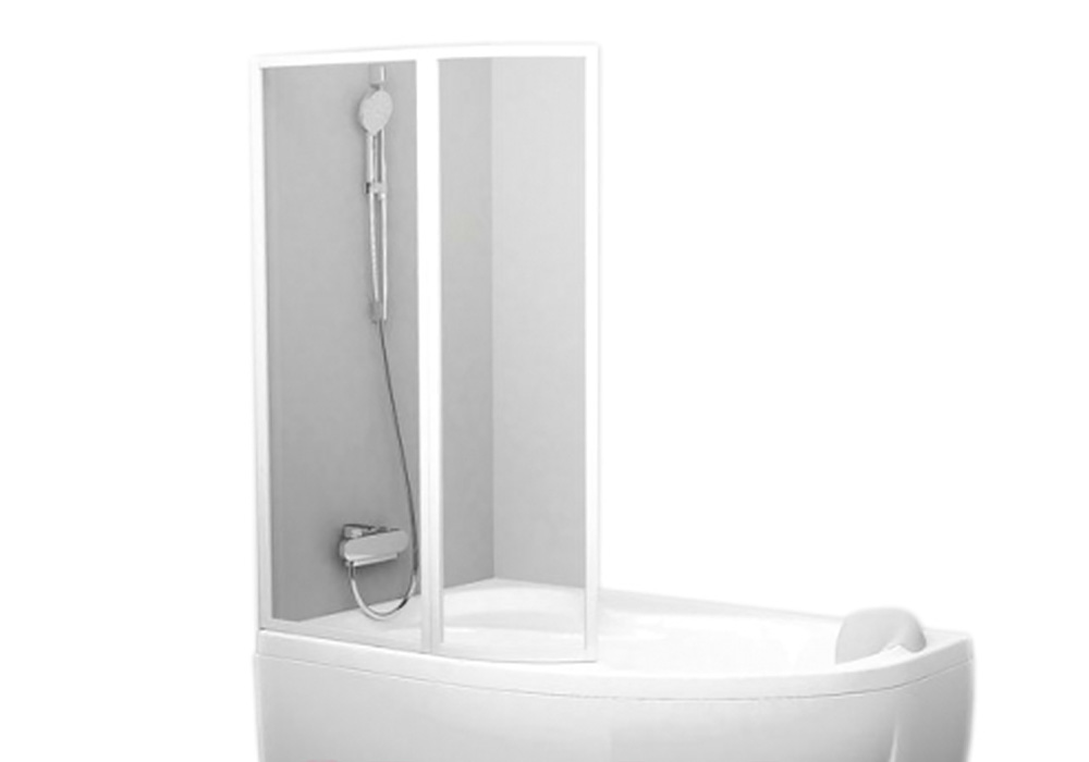 Штора для ванной Роза 1,6 VSK2 76L9010041 Ravak, Материал Пластик, Вид Прозрачная