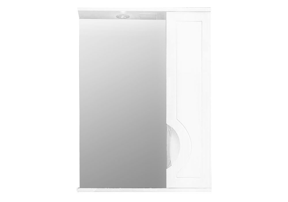 Зеркальный шкаф для ванной Мерете Aquarius, Глубина 17см, Высота 85см