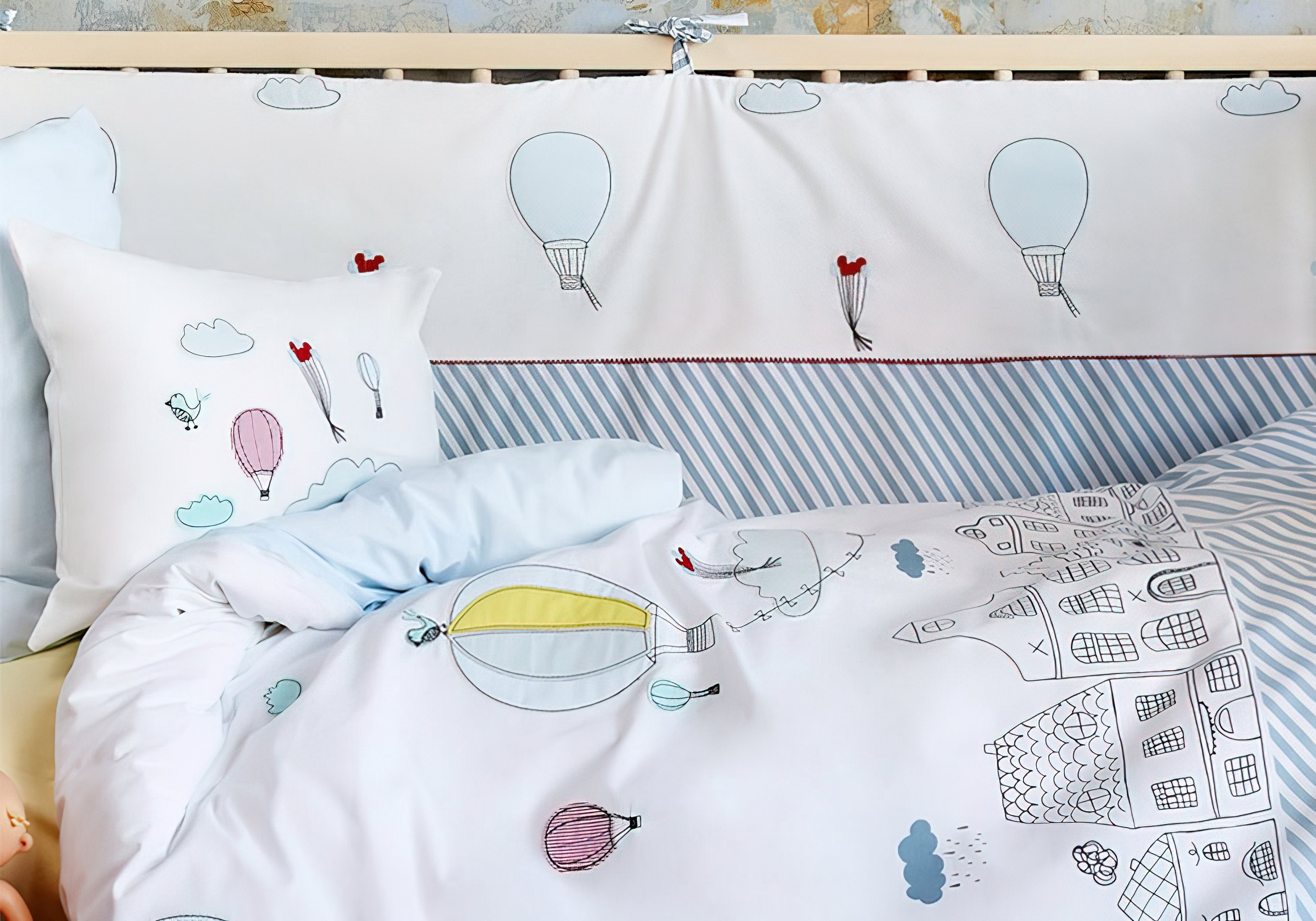 Комплект детского постельного белья Balloon Karaca Home, Количество спальных мест Полуторный