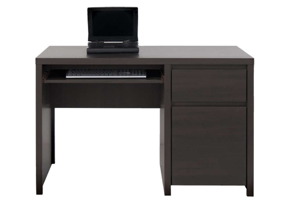 Компьютерный стол BIU 1D1S 120 Каспиан BRW, Тип Письменный, Ширина 120см